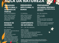 A Aula da Natureza de Ames anuncia actividades no Nadal para todos os públicos