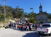 Celebrada a primeira etapa da peregrinación da parroquia de Ortoño pola ruta “Ría de Muros-Noia”