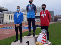 Alfonso Labella, prata no lanzamento de martelo de 5 quilos sub18