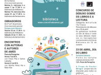 As bibliotecas de Ames celebran o mes do libro cunha ampla variedade de actividades, concursos e sorteos