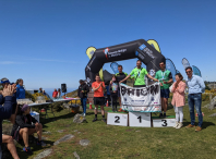 O atleta amesán Daniel Paz proclámase campión galego absoluto de trail ao gañar na Serra do Barbanza