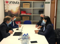 Imaxe da visita a empresa Unayta