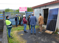 O Goberno municipal visita as actuacións do obradoiro dual de emprego en enerxías renovables Renova IV
