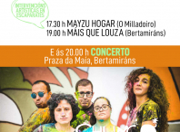 Cartel da I Xornada de cultura inclusiva de Ames