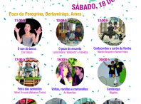 Cartel coas actividades da Festa do Apego de Ames 2022