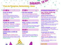 Cartel coa programación da Festa do Apego de Ames 2022