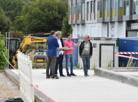 En marcha as obras de reurbanización de Horta de Abaixo, en Bertamiráns En marcha as obras de reurbanización de Horta de Abaixo, en Bertamiráns
