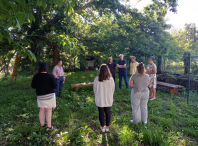 O Goberno Municipal visita aos/as participantes do Amessán O Goberno Municipal visita aos/as participantes do Amessán
