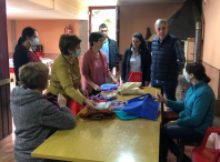 O Goberno Municipal visita aos/as participantes do Amessán O Goberno Municipal visita aos/as participantes do Amessán