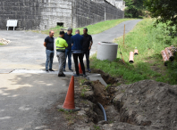 Estanse executando as obras de saneamento e abastecemento de Guimaráns e Buceleiras