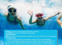Cursos de natación nos meses de xullo e agosto nas piscinas