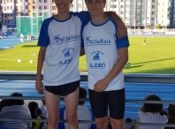 Lucas Pena e Nuno Castro, no campionato de España sub16
