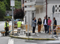 Avanzan as obras de mellora da accesibilidade na zona leste do Milladoiro