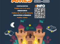 Cartaz das actividades das bibliotecas de Ames do último trimestre de 2022