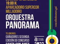 A orquestra Panorama e as gañadoras do Canta con Ames actúan o 18 de setembro no Milladoiro
