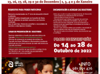 Abre o prazo para inscribirse no programa de conciliación Nadal Lúdico 2022 Abre o prazo para inscribirse no programa de conciliación Nadal Lúdico 2022