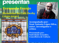 Segundo encontro literario de outubro con Fernando Franjo e “Memorias do Café Derby”