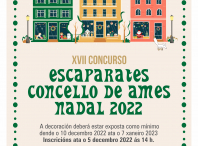 cartel concurso escaparates Nadal 2022