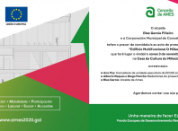 Imaxe do convite da presentación do proxecto do centro multifuncional do Milladoiro