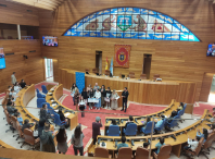As nenas e nenos do Consello sectorial de Ames participan no X Foro de Participación Infantil Parlamento de Galicia-Unicef As nenas e nenos do Consello sectorial de Ames participan no X Foro de Participación Infantil Parlamento de Galicia-Unicef