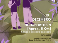 A andaina saudable de decembro percorrerá este sábado 10 a ruta Noia-Portosín 