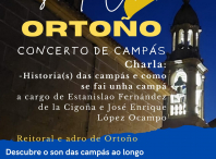 Ortoño acolle este venres un concerto de campás e dúas charlas sobre a súa historia e fabricación