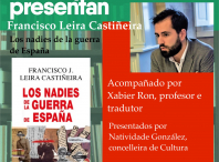 Cartaz do encontro literario de Francisco Leira