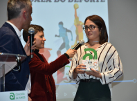 Hugo Novoa e Paula Blanco reciben o premio aos deportistas máis destacados de Ames na XV Gala do Deporte