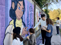 Remata a segunda edición do proxecto “Terra de mulleres: voces nos valos”, que deixa tres novos murais no rural amesán