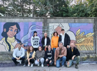 Remata a segunda edición do proxecto “Terra de mulleres: voces nos valos”, que deixa tres novos murais no rural amesán