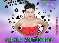 Cartaz da gala de entrega dos Premios Youtubeiras 2022