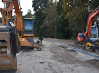 Avanzan as obras de creación dun sendeiro escolar en Bertamiráns