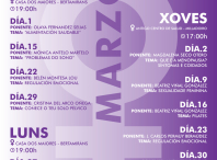 O Concello de Ames organiza varias charlas e obradoiros de autocoidado feminino ao longo do mes de marzo O Concello de Ames organiza varias charlas e obradoiros de autocoidado feminino ao longo do mes de marzo