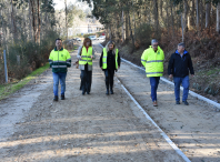 Avanzan as obras de creación dun carreiro escolar que conectará O Milladoiro co CEP de Ventín