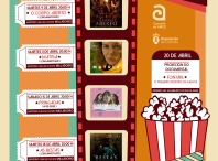 A Concellaría de Cultura presenta unha nova edición do programa Abril de Cine, que achegará a Ames sete pezas audiovisuais