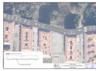 Plano das obras de pavimentación da avenida Muíño Vello