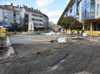 Obras para a creación da améndoa central de Bertamiráns