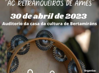 Cartaz do I concurso de canto e percusión tradicional