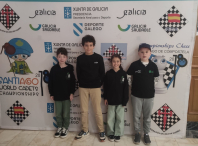 Sergio Calvo, da Escola Ames Xadrez, gaña o campionato galego sub-12 