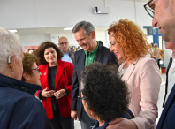 José Miñones realiza a súa primeira visita como ministro de Sanidade ao Concello de Ames