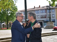 José Miñones realiza a súa primeira visita como ministro de Sanidade ao Concello de Ames