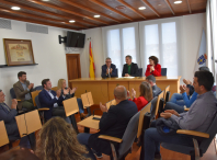 José Miñones realiza a súa primeira visita como ministro de Sanidade ao Concello de Ames