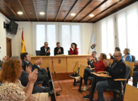 José Miñones realiza a súa primeira visita como ministro de Sanidade ao Concello de Ames