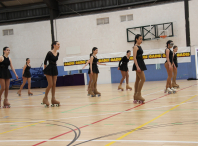 Preto de 170 patinadoras e patinadores participaron no XII Encontro de patinaxe artística das escolas deportivas