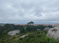 A veciñanza amesá gozou da segunda etapa do Camiño de Santiago dende O Barbanza