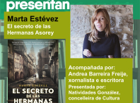 Cartaz do encontro literario con Marta Estévez