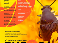 Cartel do concurso de fotografía Enfoca Ames 2023