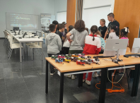 43 rapaces e rapazas participaron no obradoiro de electrónica e programación de robots da AMTIC