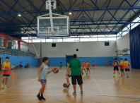 Imaxe do campus de verán do Básquet Ames