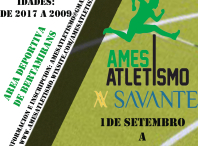 O club Ames Atletismo ofrece xornadas de portas abertas no mes de setembro para coñecer as distintas disciplinas do deporte